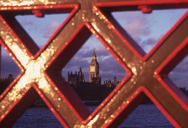 Big Ben from Lambeth Bridge