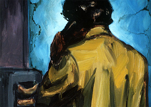 Network Study (with green jacket) - Close-up 'A'