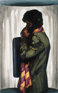 Network study (with striped scarf)